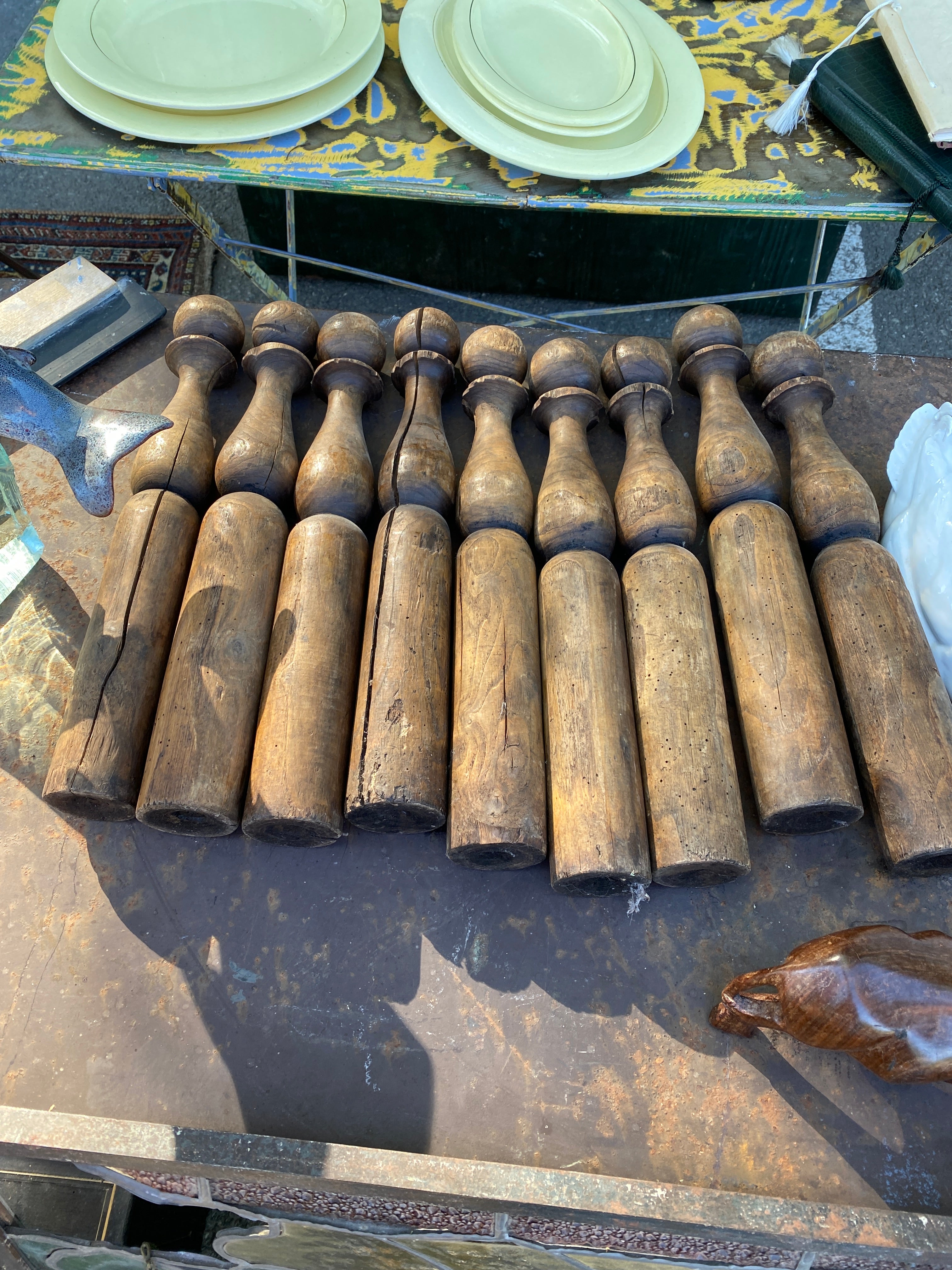 Group of 3 Bowling Pins