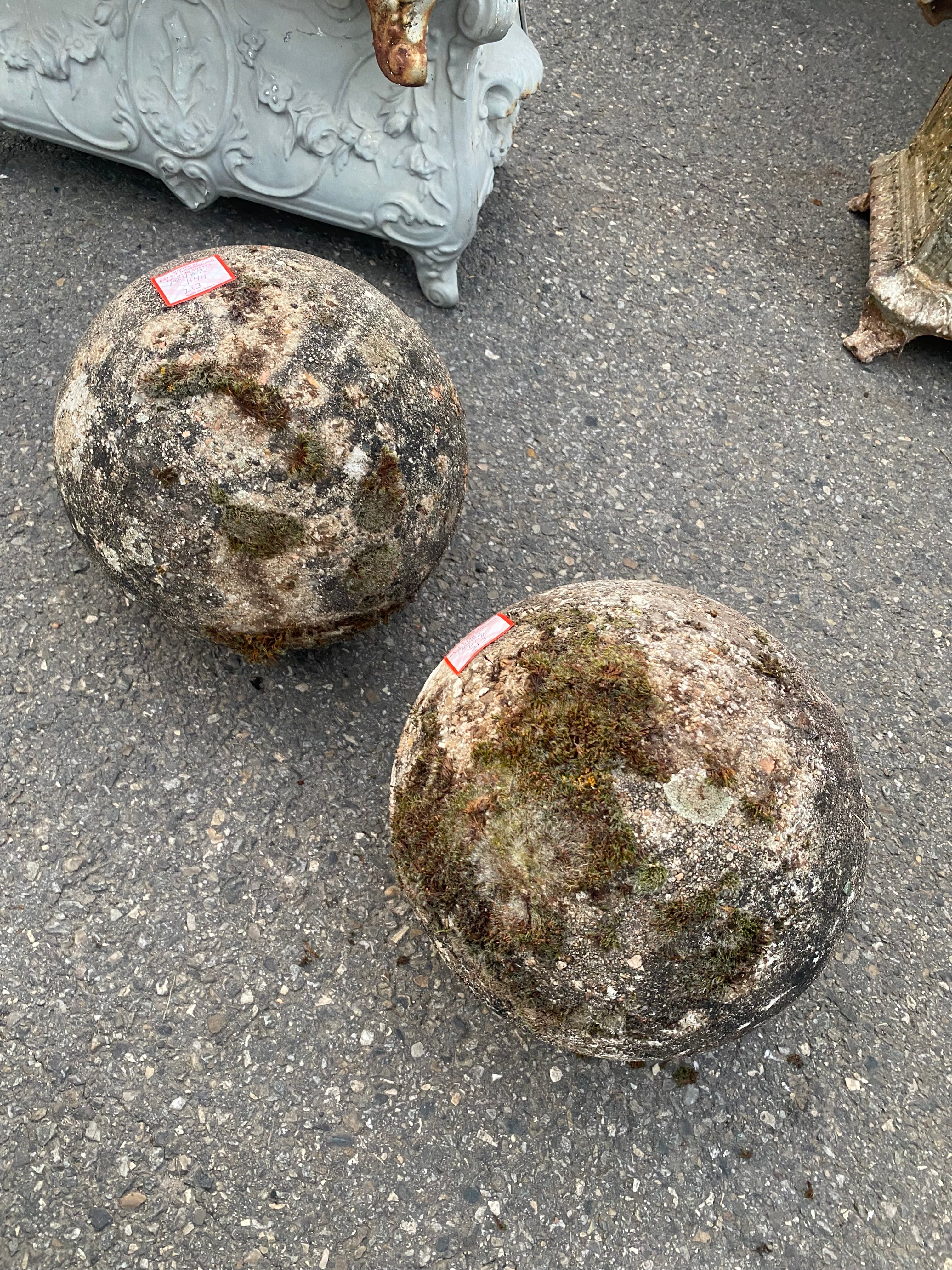 Vintage French Cement Ball