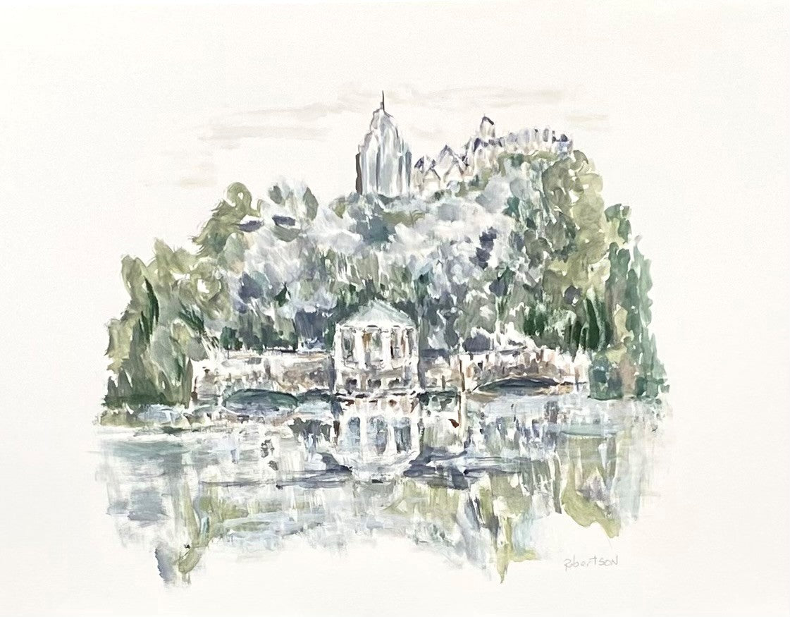 Sarah Robertson - Piedmont Park Clara Meer Study (18 x 24)