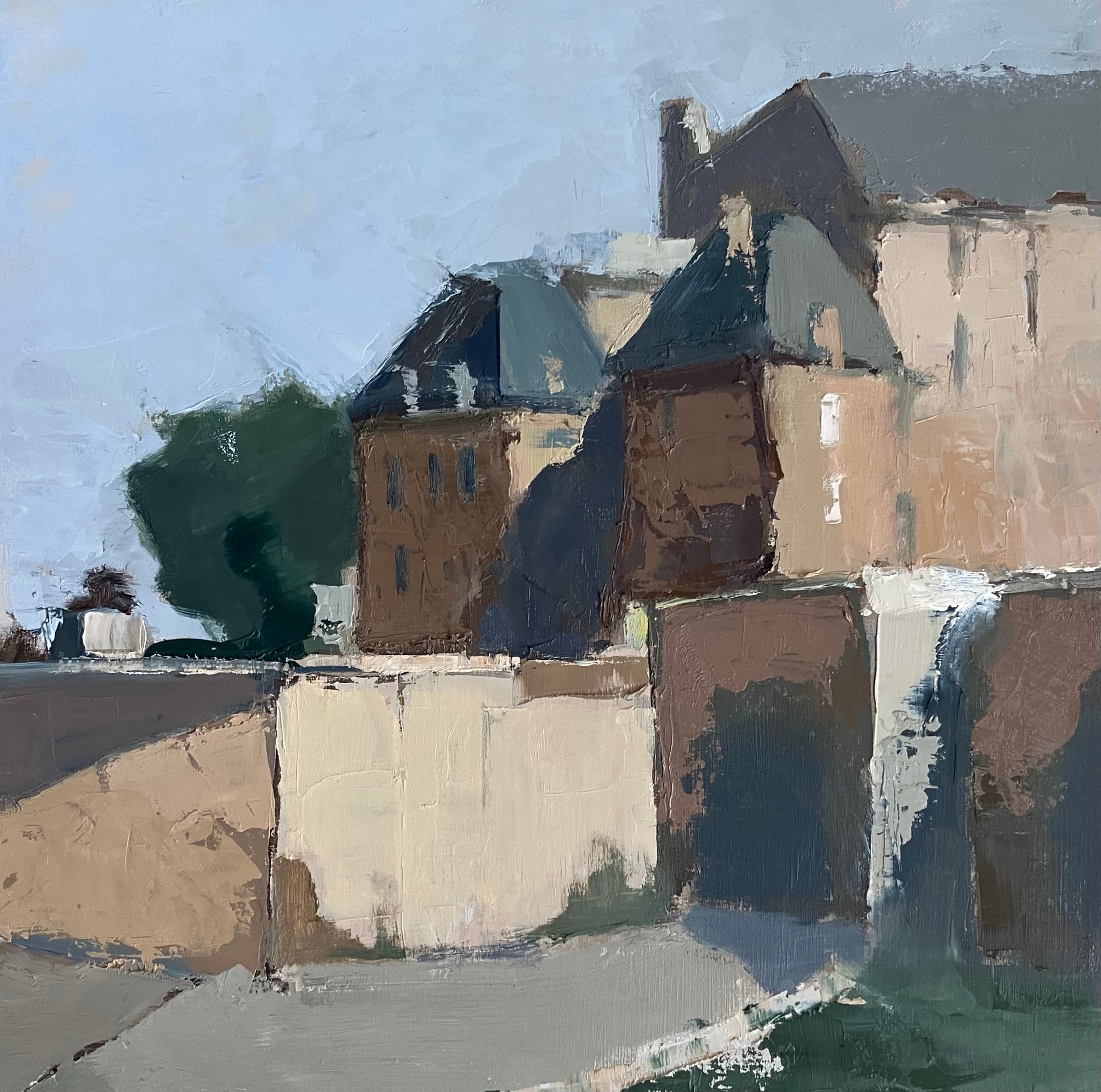 Lesley Powell - Toward Place Dauphine (10 x 10)