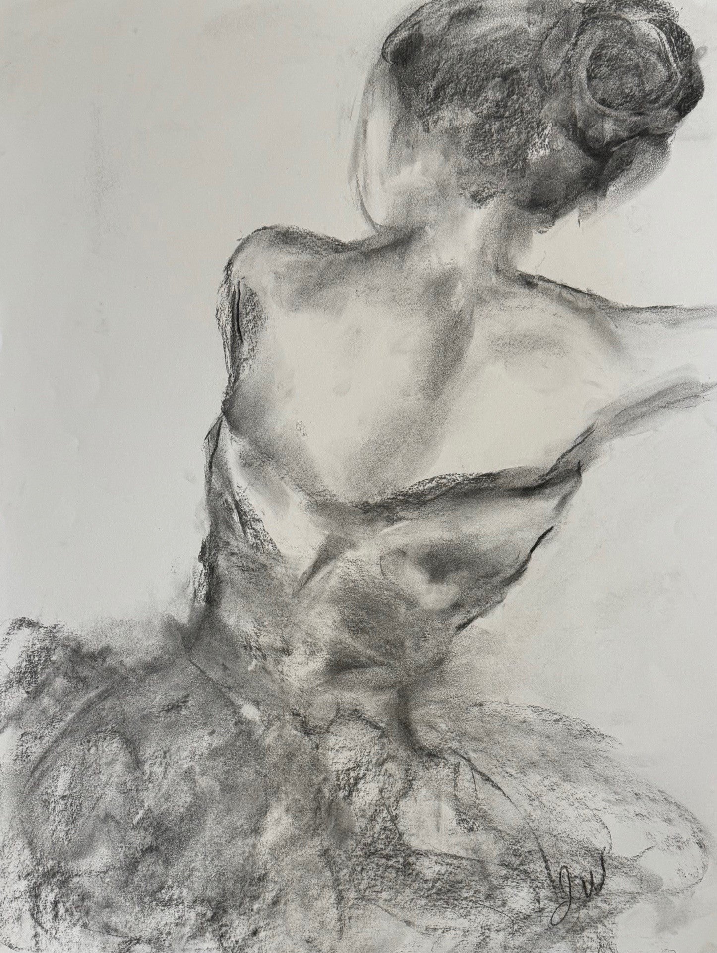 Judith Williams - Posing for the Artist (24 x 18)
