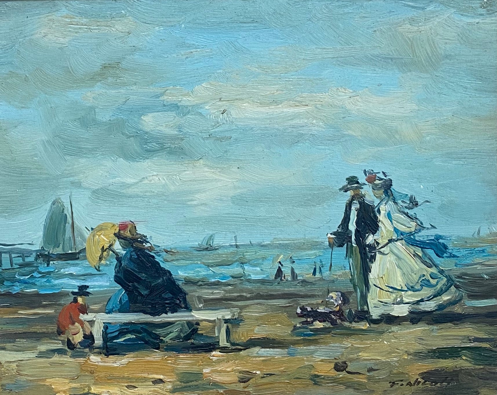 Heritage - Promenade by the Sea (7.5 x 9.5)