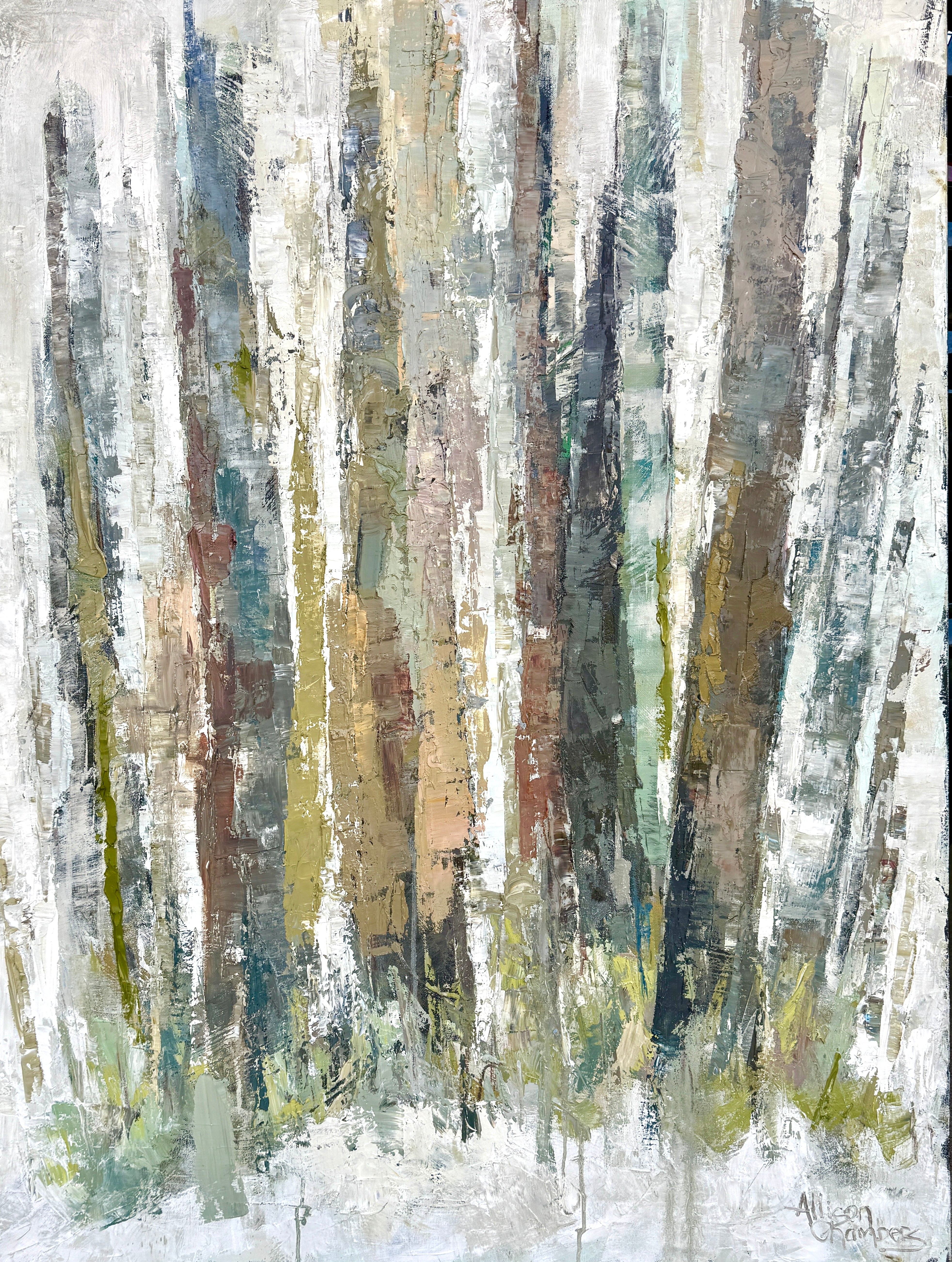 Allison Chambers - Reaching (48 x 36)