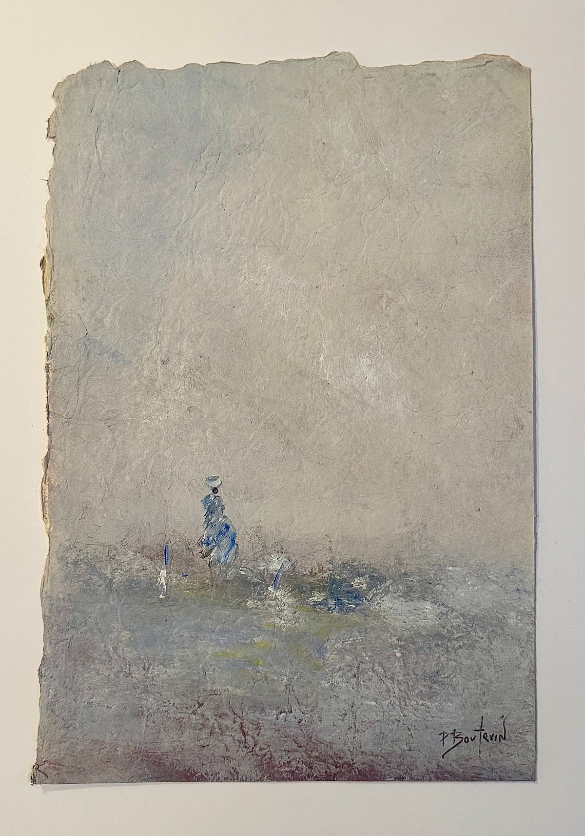 Pascal Bouterin - Rivage en Bretagne (15 x 10.5)