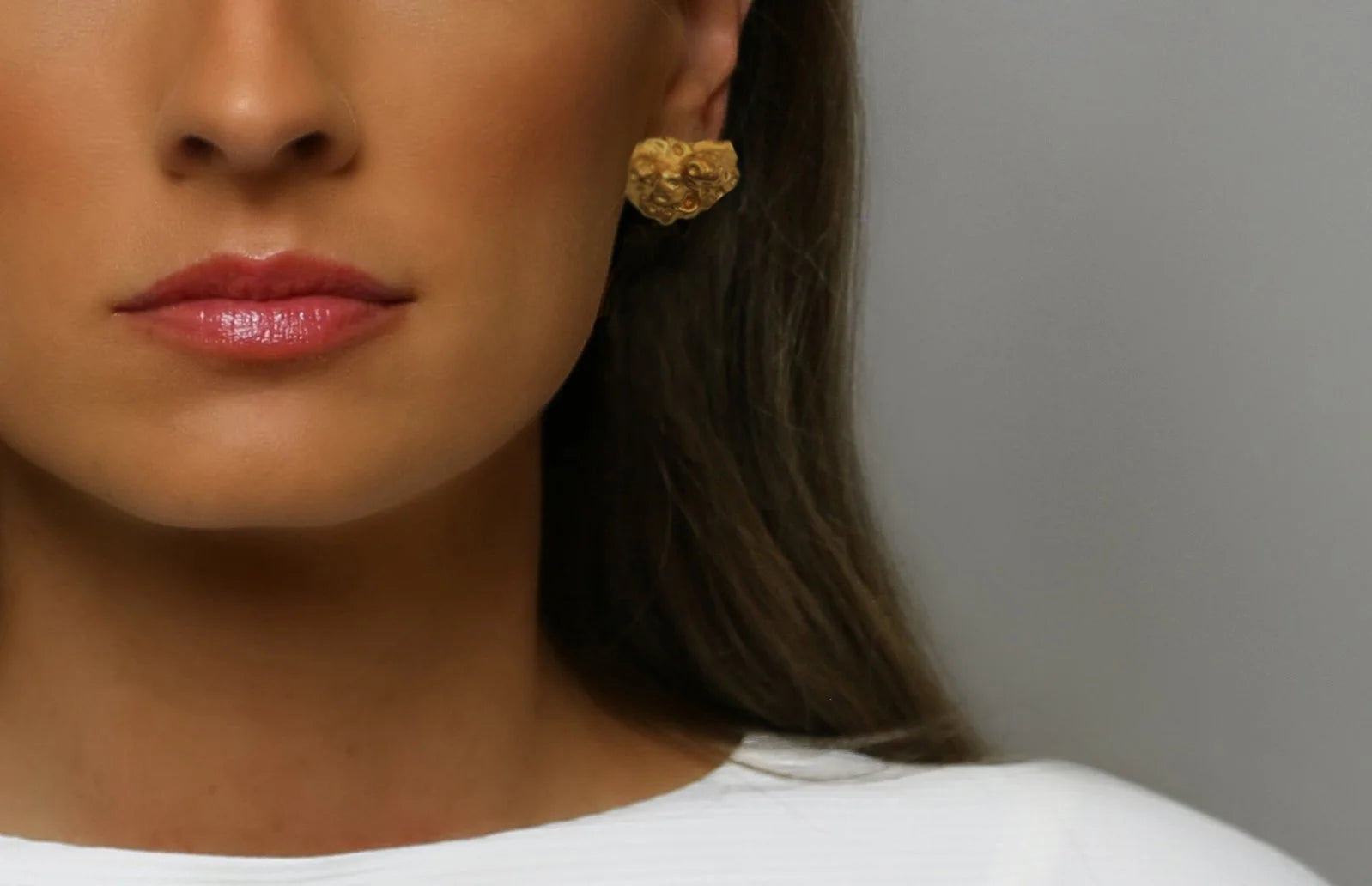 'A' Dunes Stud Earrings