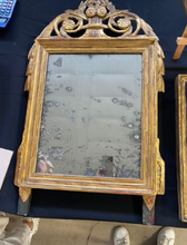 Load image into Gallery viewer, Gilded Mirror with original glass 27x18.5
