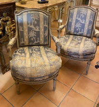 Load image into Gallery viewer, Pair of Louis XVI Armchairs