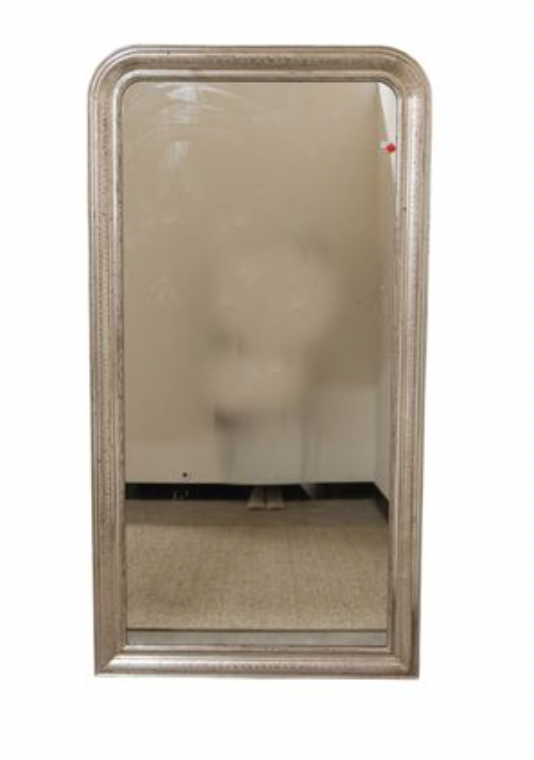 Louis Philippe Silver Gilt Mirror 80"Hx39"W