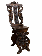 Load image into Gallery viewer, Antique Carved Italian Chair