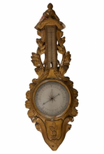 Load image into Gallery viewer, Carved Barometer