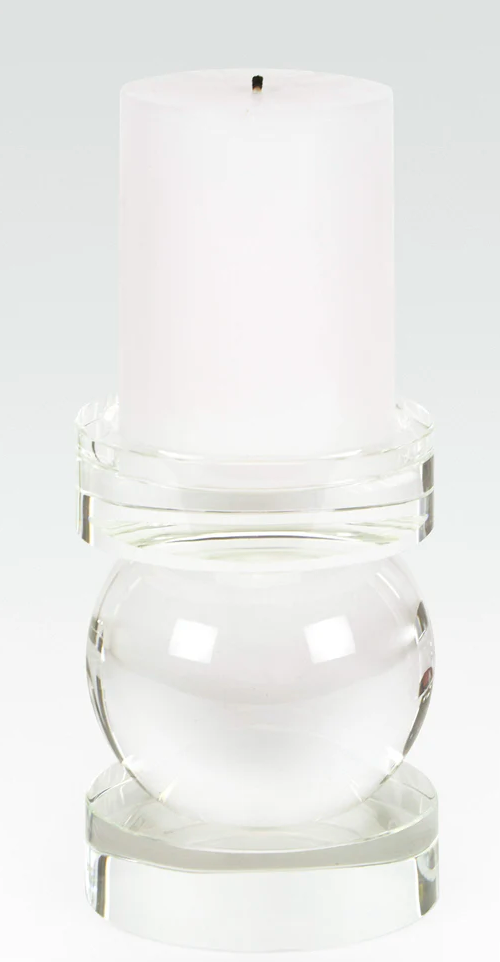 Sphere Crystal Pillar Candle Holder