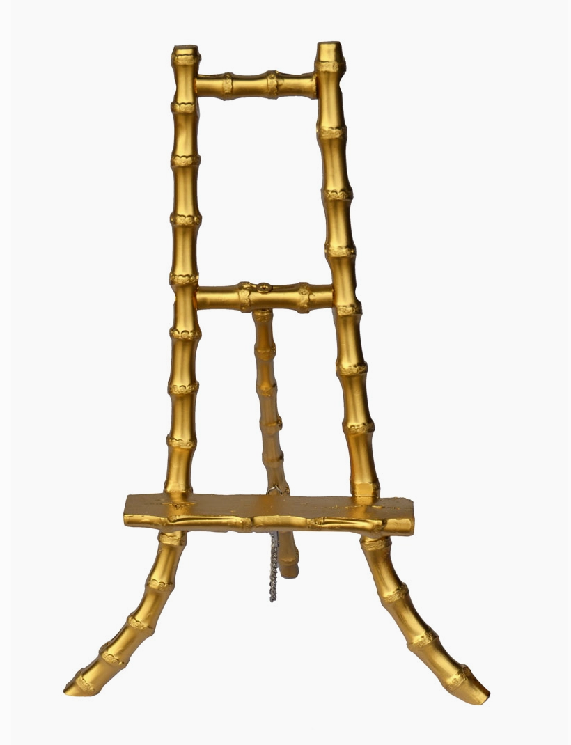 Gold Bamboo Table Top Easel