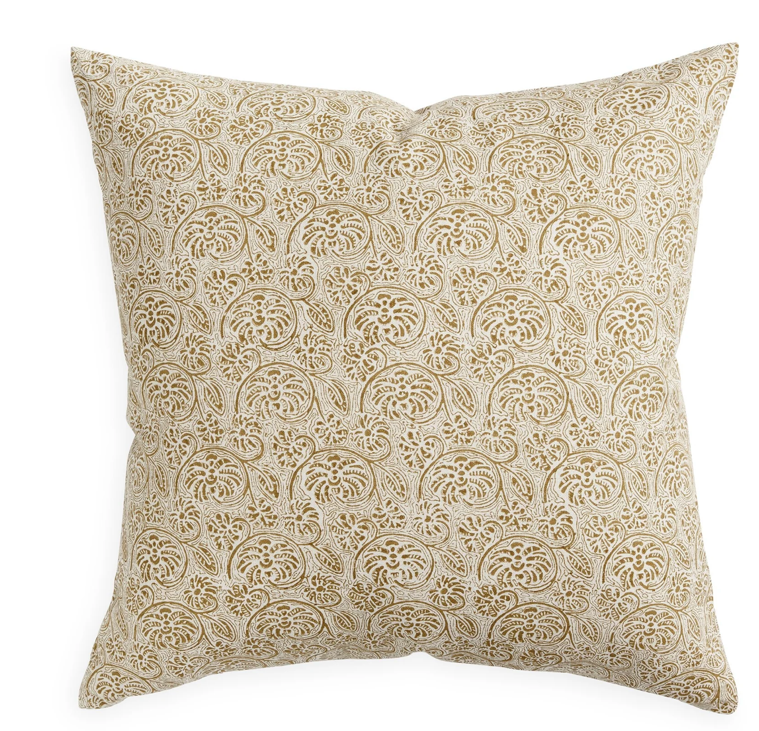 Fossano Saffron Linen Pillow