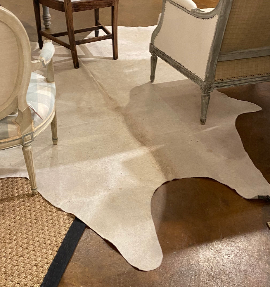 Cream Hide Rug