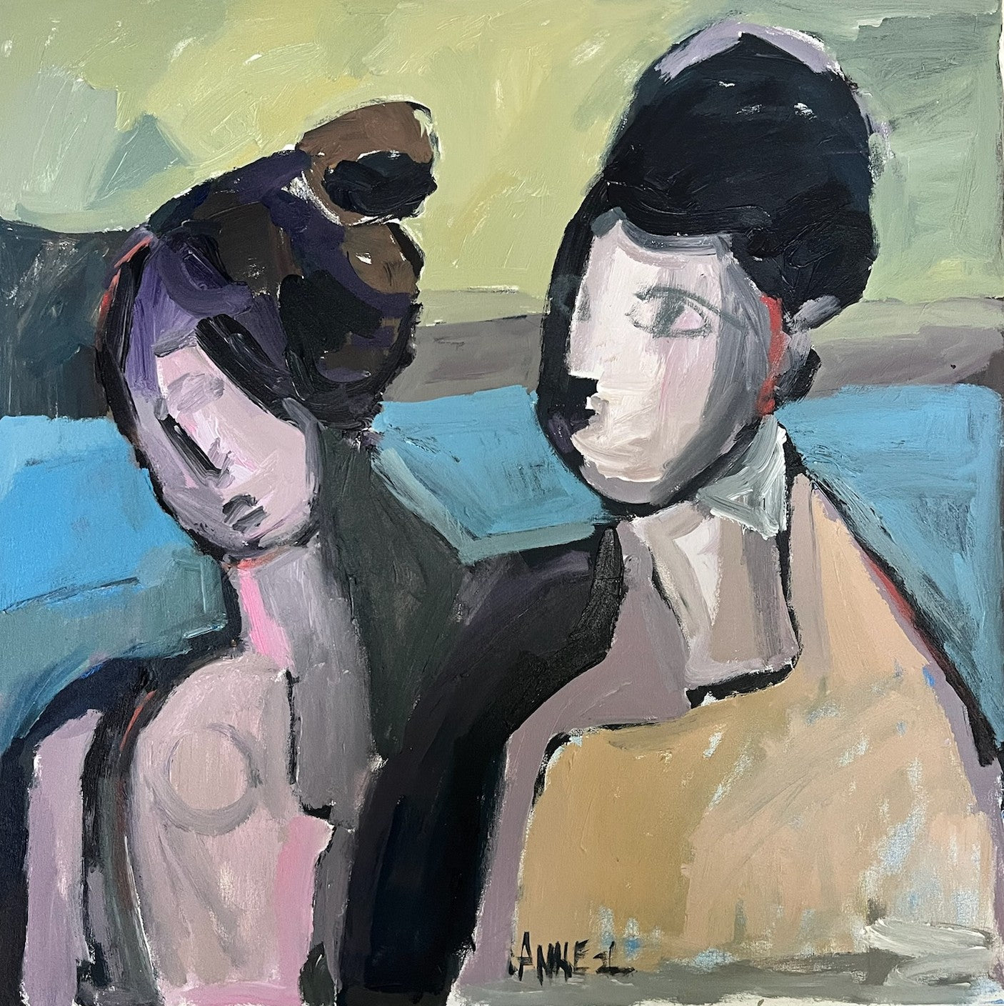 Anne Darby Parker - Transcription from Anne Darby Parker's A Shared Emotion (30 x 30)