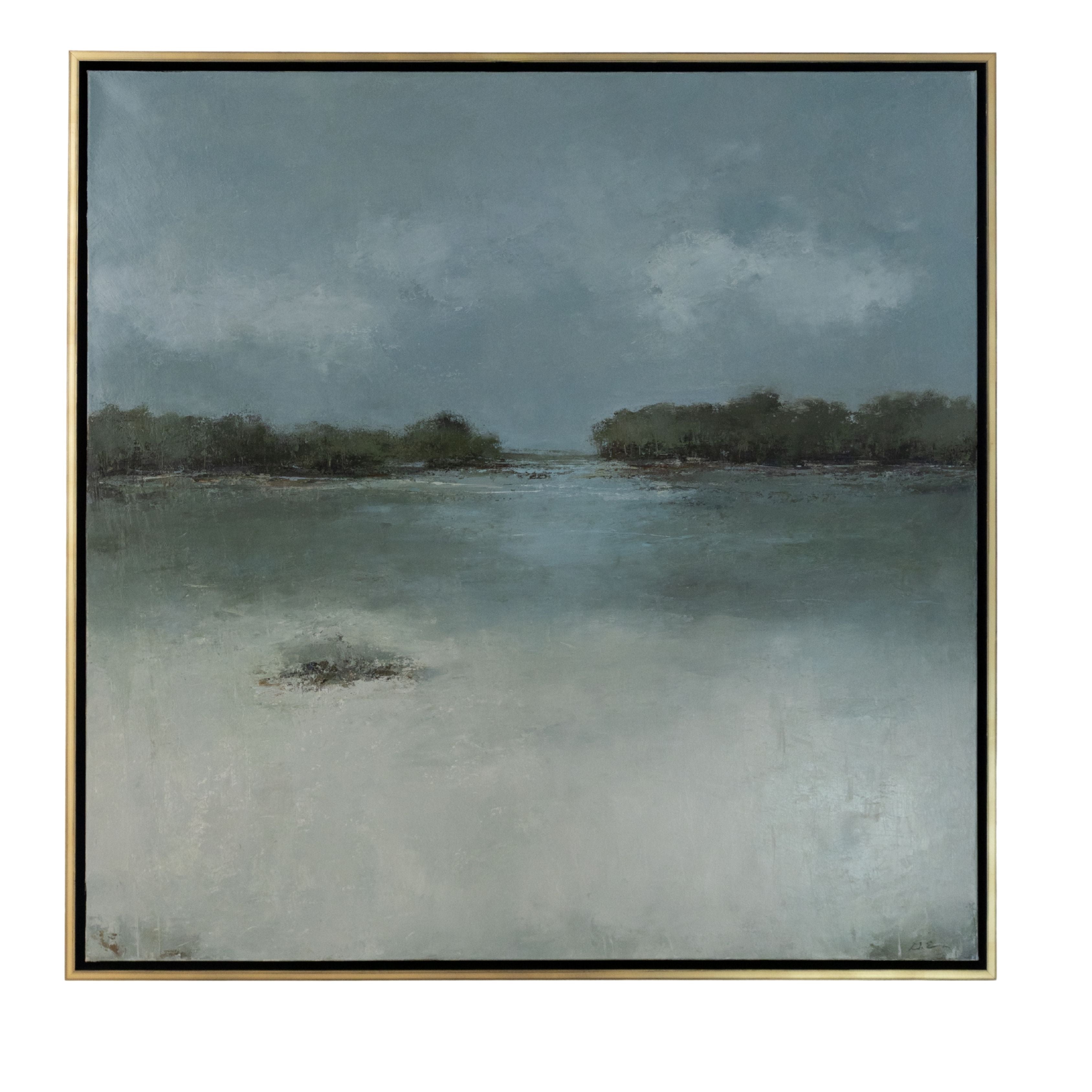 Geri Eubanks - Silent Shore (37.5 x 37.5)