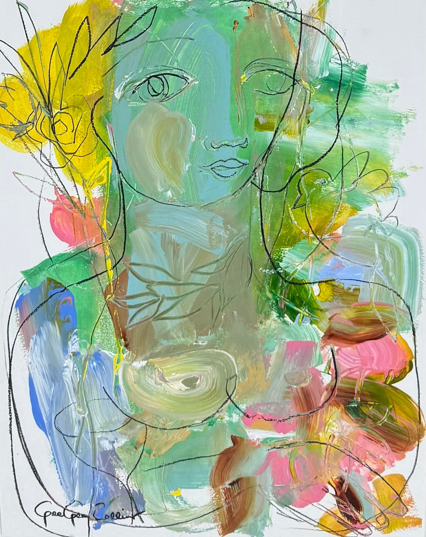 Gee Gee Collins - Spring Within (24 x 18)