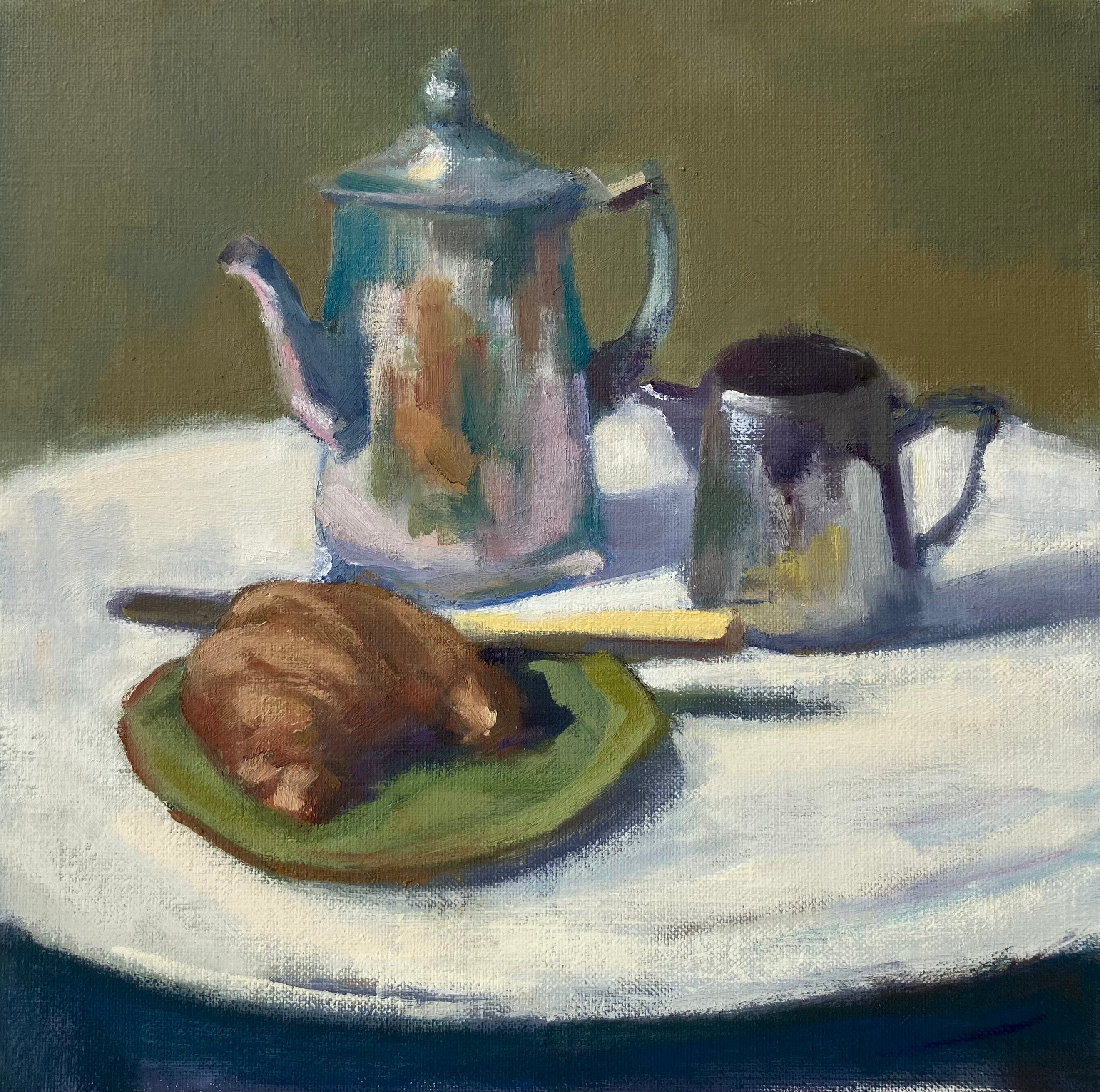 Lesley Powell - Cafe Breakfast (12 x 12)