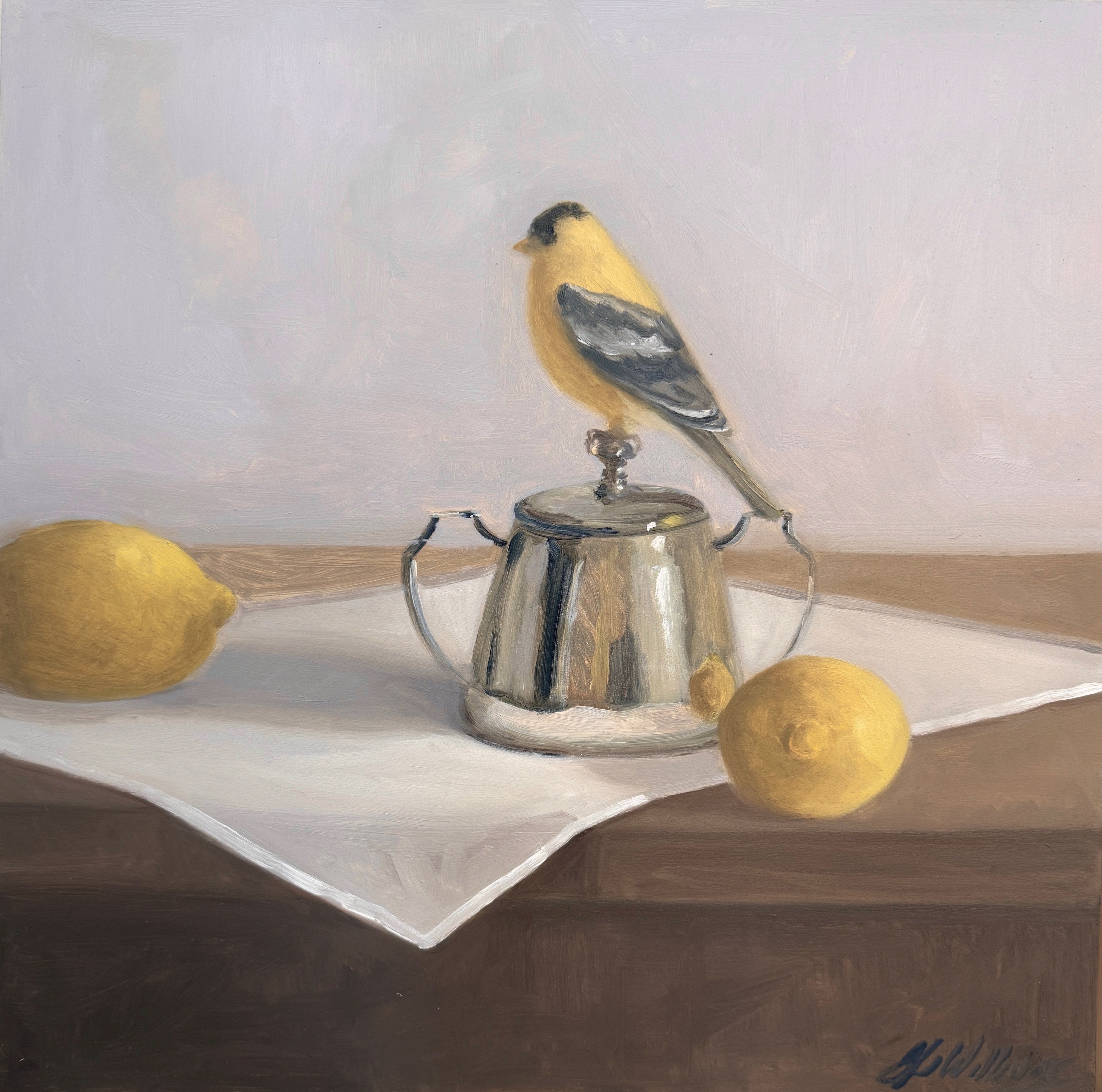 Ginny Williams - Still Life with Lemons (16 x 16)