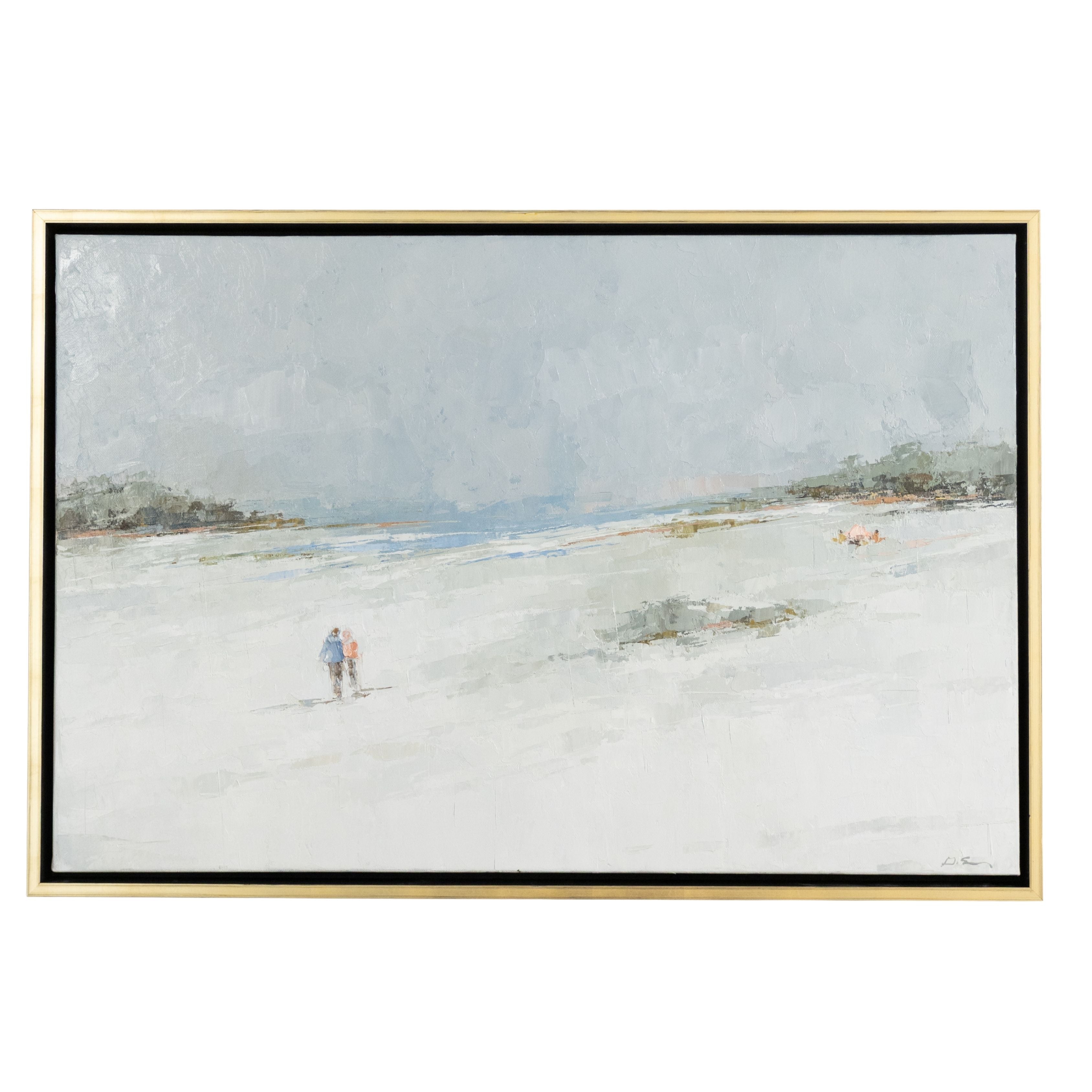 Geri Eubanks - Stroll by the Sea (21.5 x 31.5)