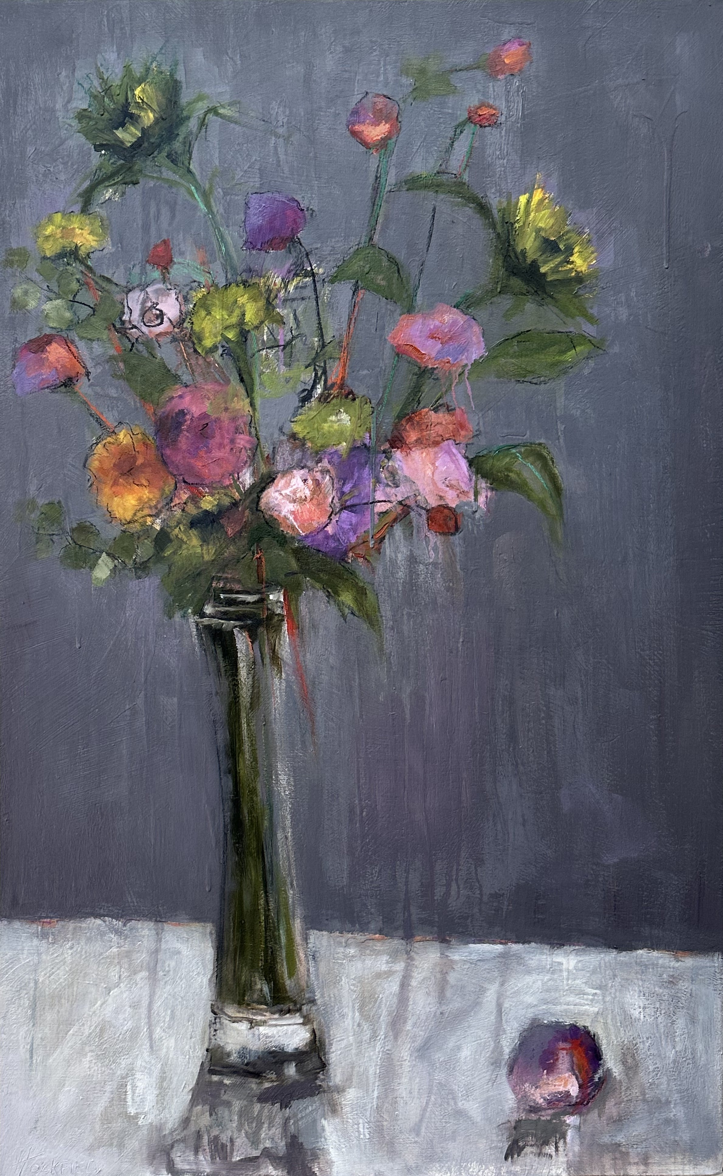 Sharon Hockfield - Sudbury Flowers (48 x 30)