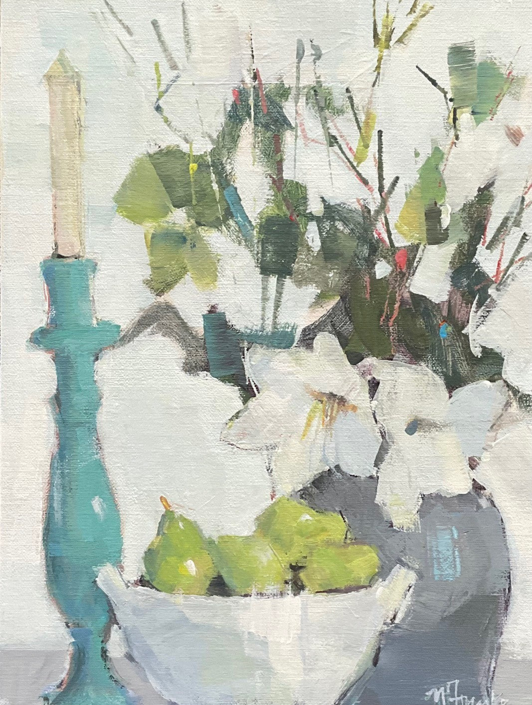 Nancy Franke - Sûr La Table (12 x 9)