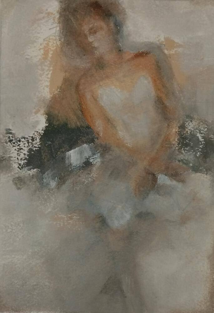 Ann Rudd - Swan Pose (7 x 5)