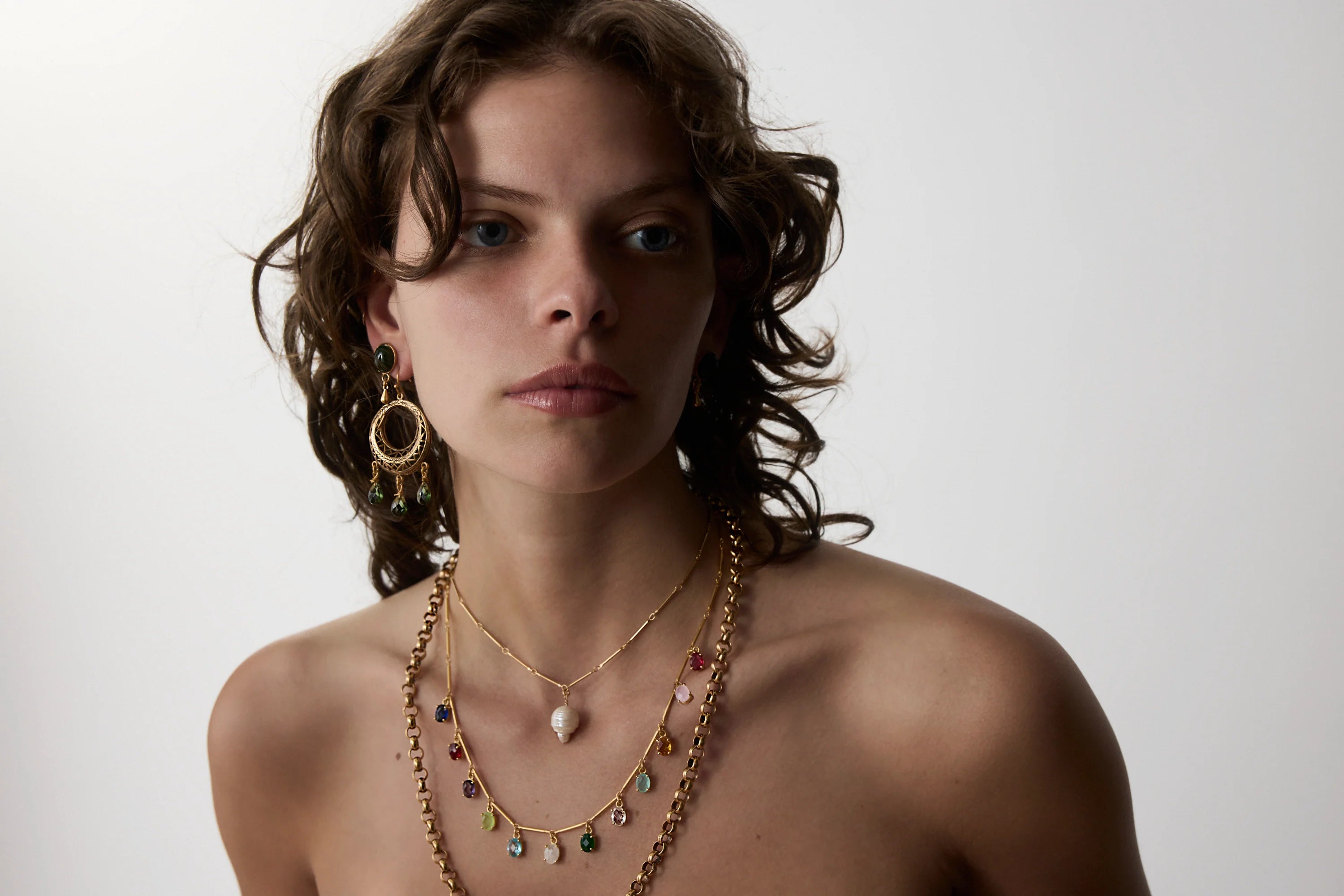 Coronation Hoop Earrings