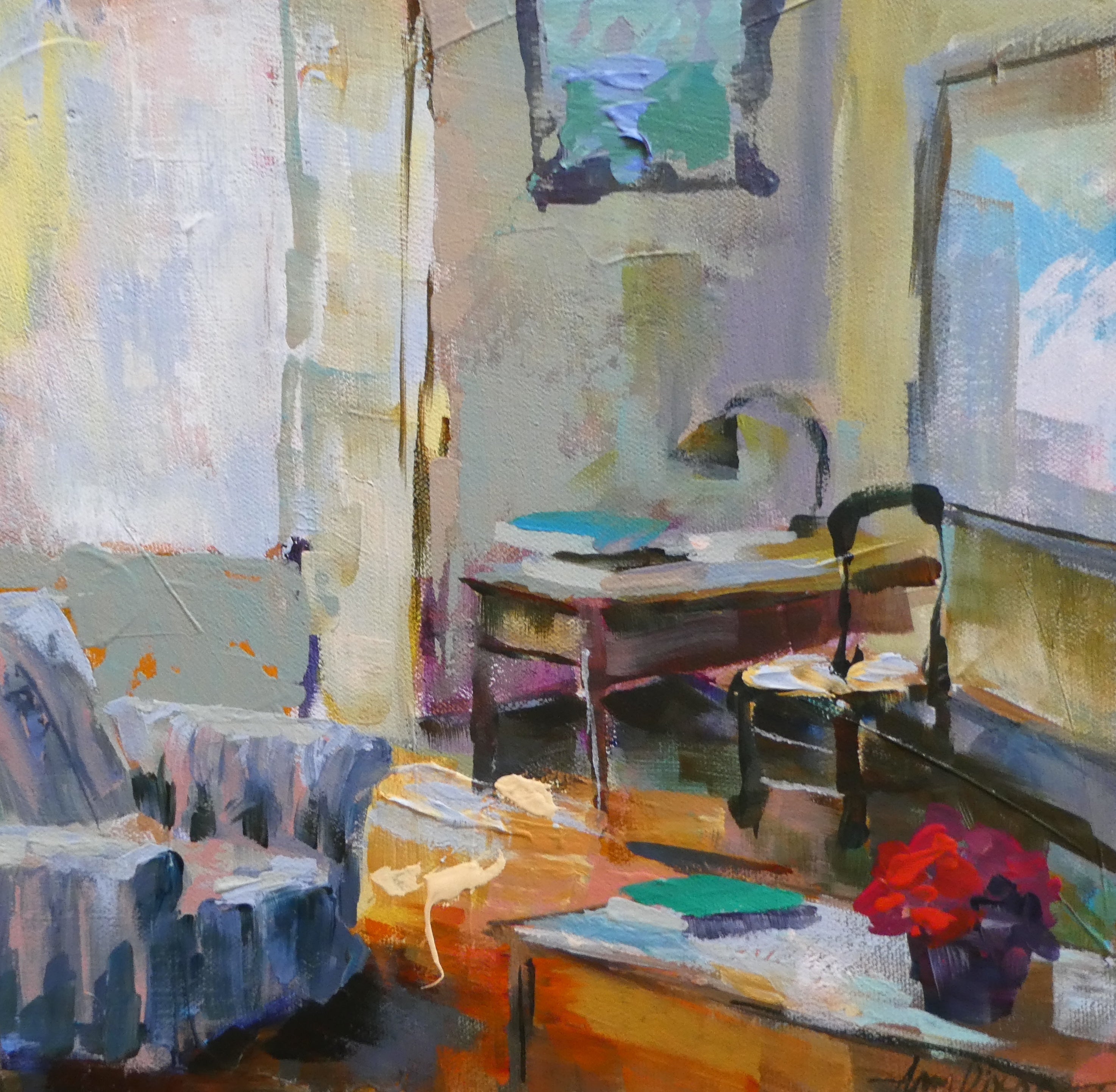 Amy Dixon - The Writing Corner (12 x 12)