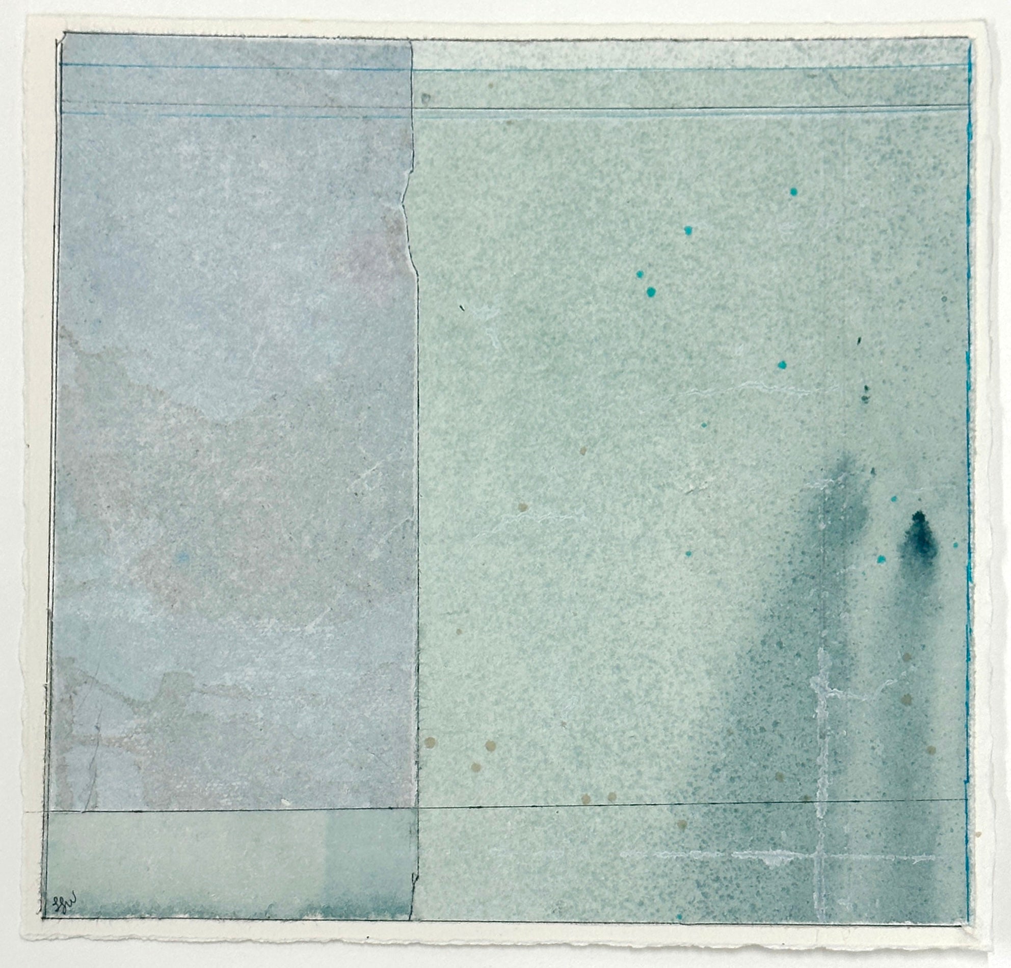 Lisa Weiss - Thin Space II (10.5 x 10.5)