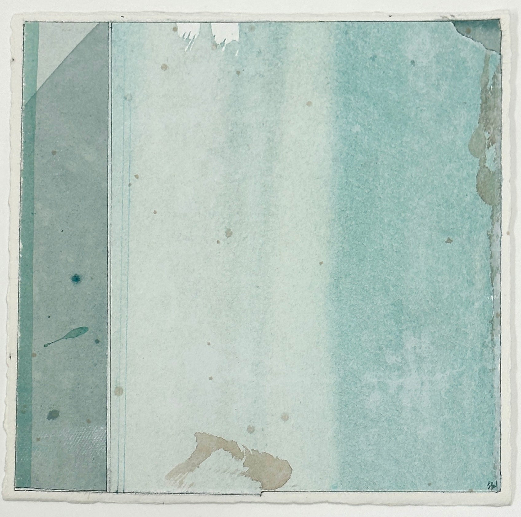 Lisa Weiss - Thin Space IV (10.5 x 10.5)