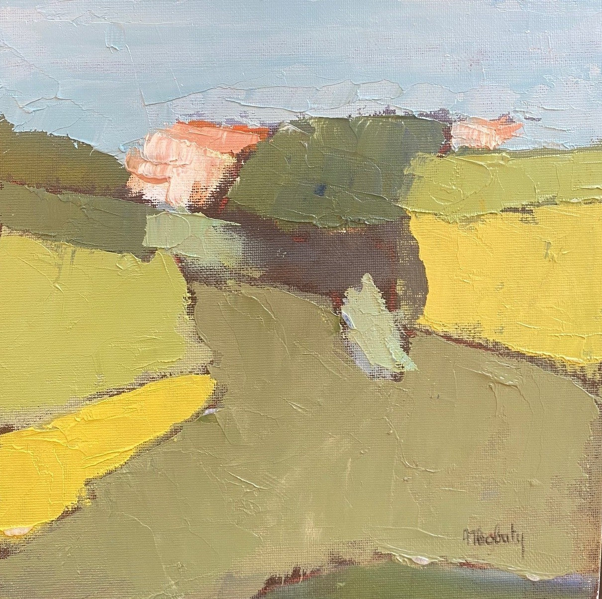 Heritage - Lush Village by Andree Thobaty (8 x 8)