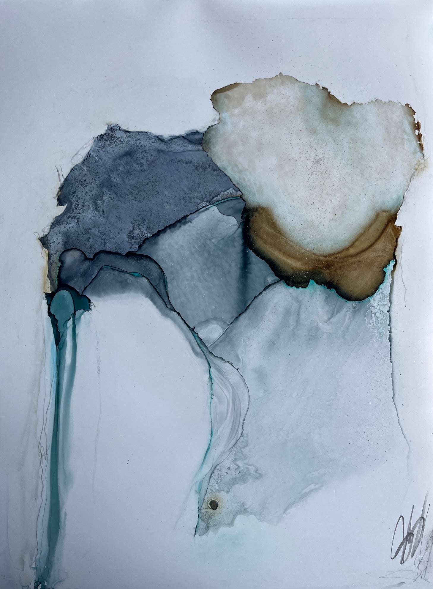 Shirley Lewis - Tipping Point (21 x 17)