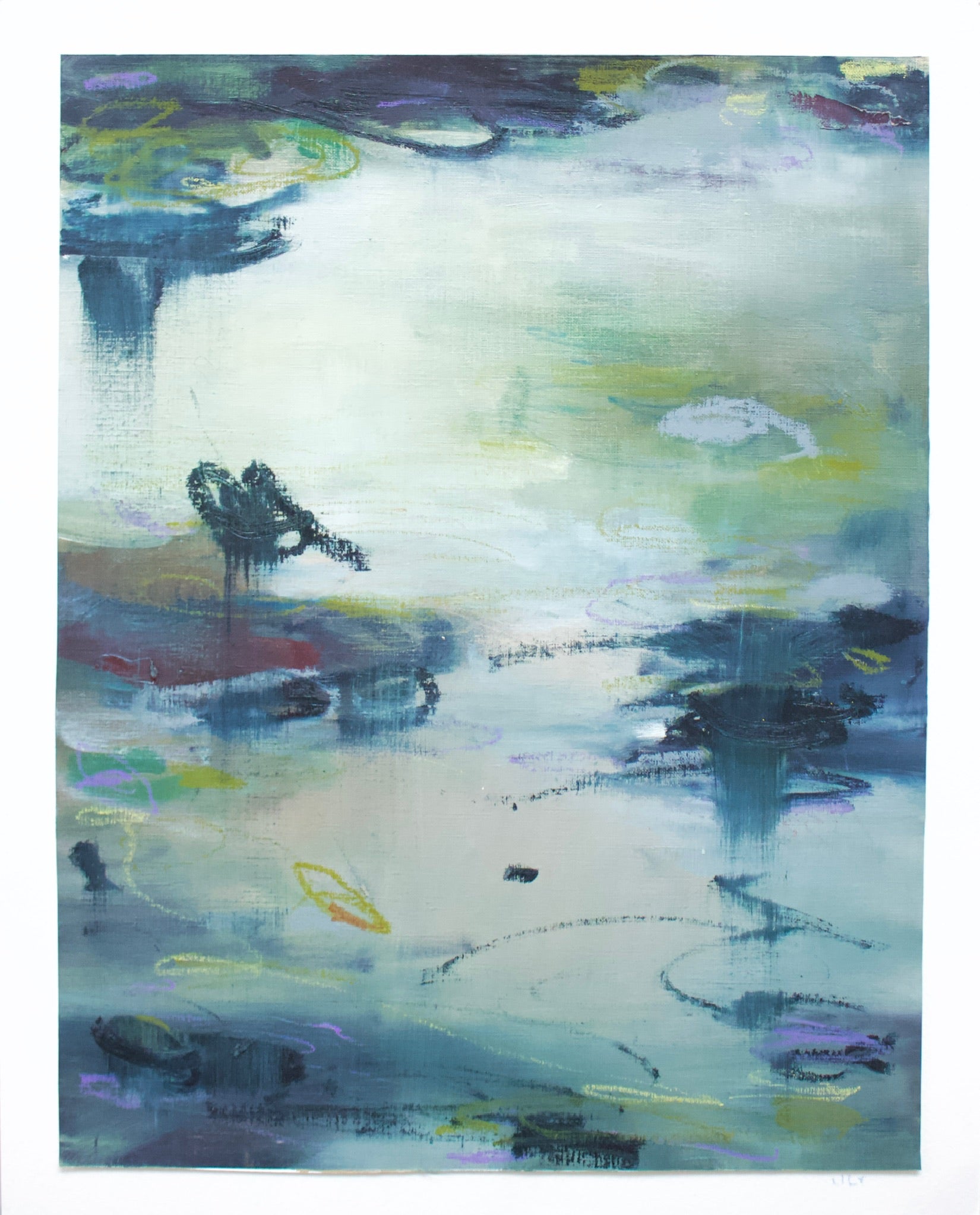 Lily Harrington - Wading in the Shallow End II (20 x 16)