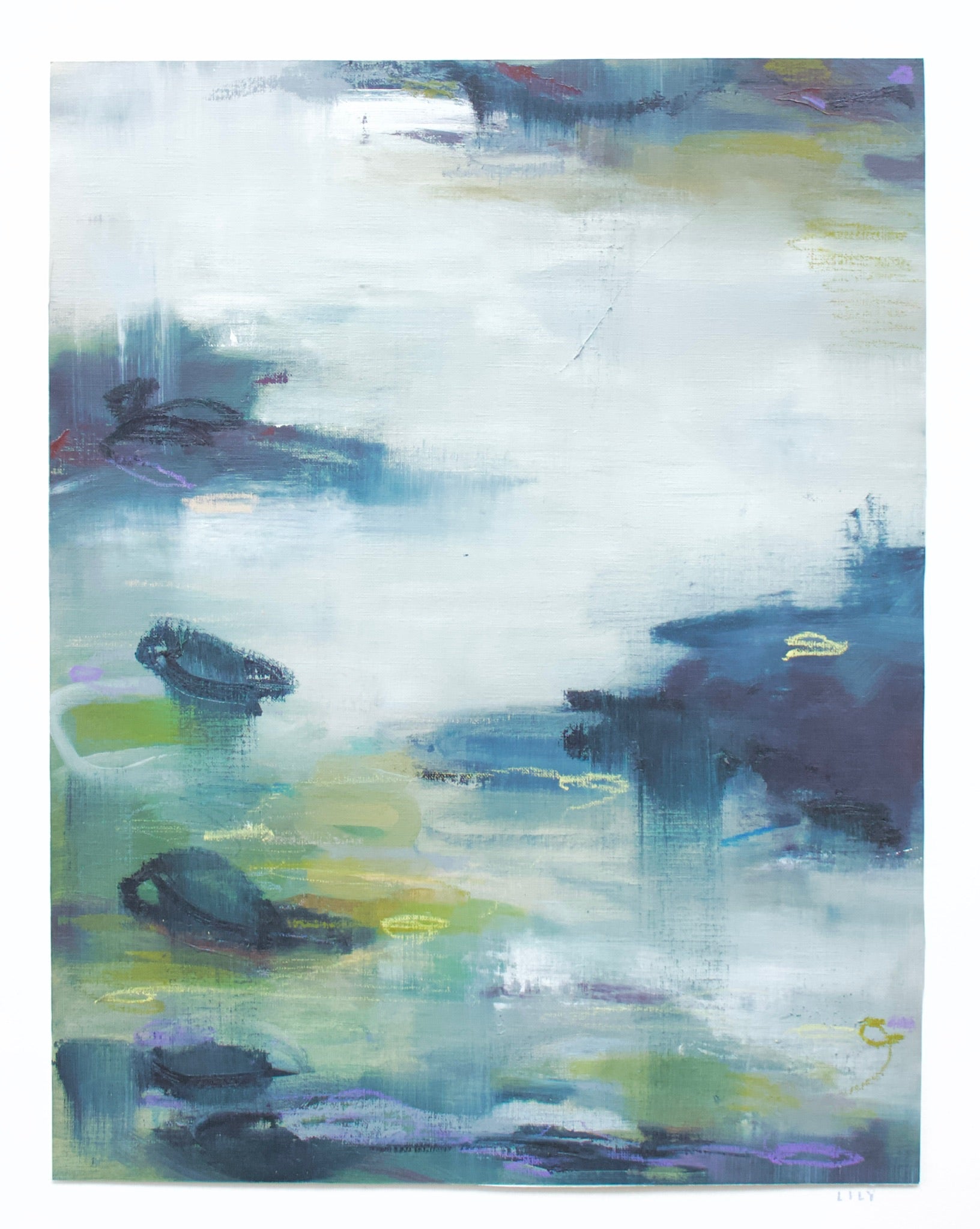 Lily Harrington - Wading in the Shallow End I (20 x 16)