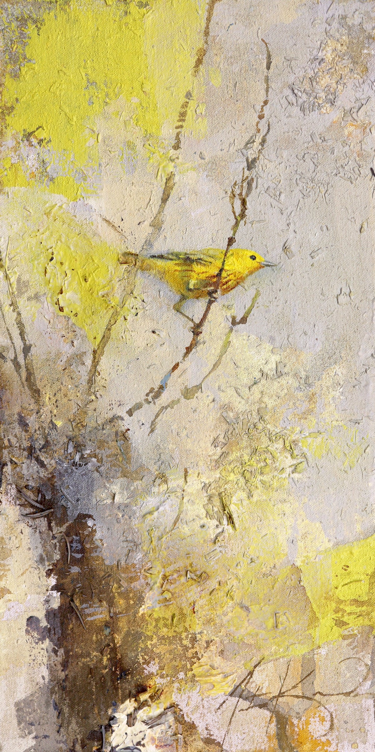 Justin Kellner - Yellow Warbler (16 x 8)