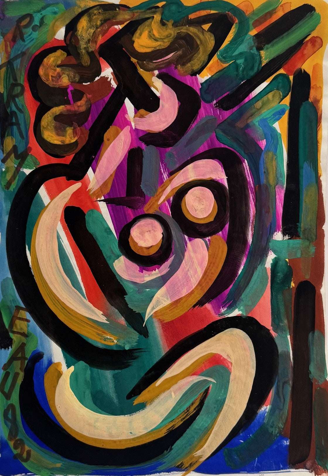 Heritage - Abstract Woman by Raymond Debieve (11 x 8)