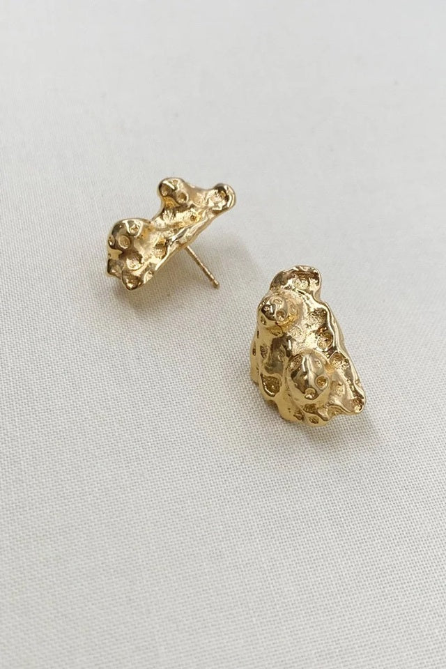 'A' Dunes Stud Earrings