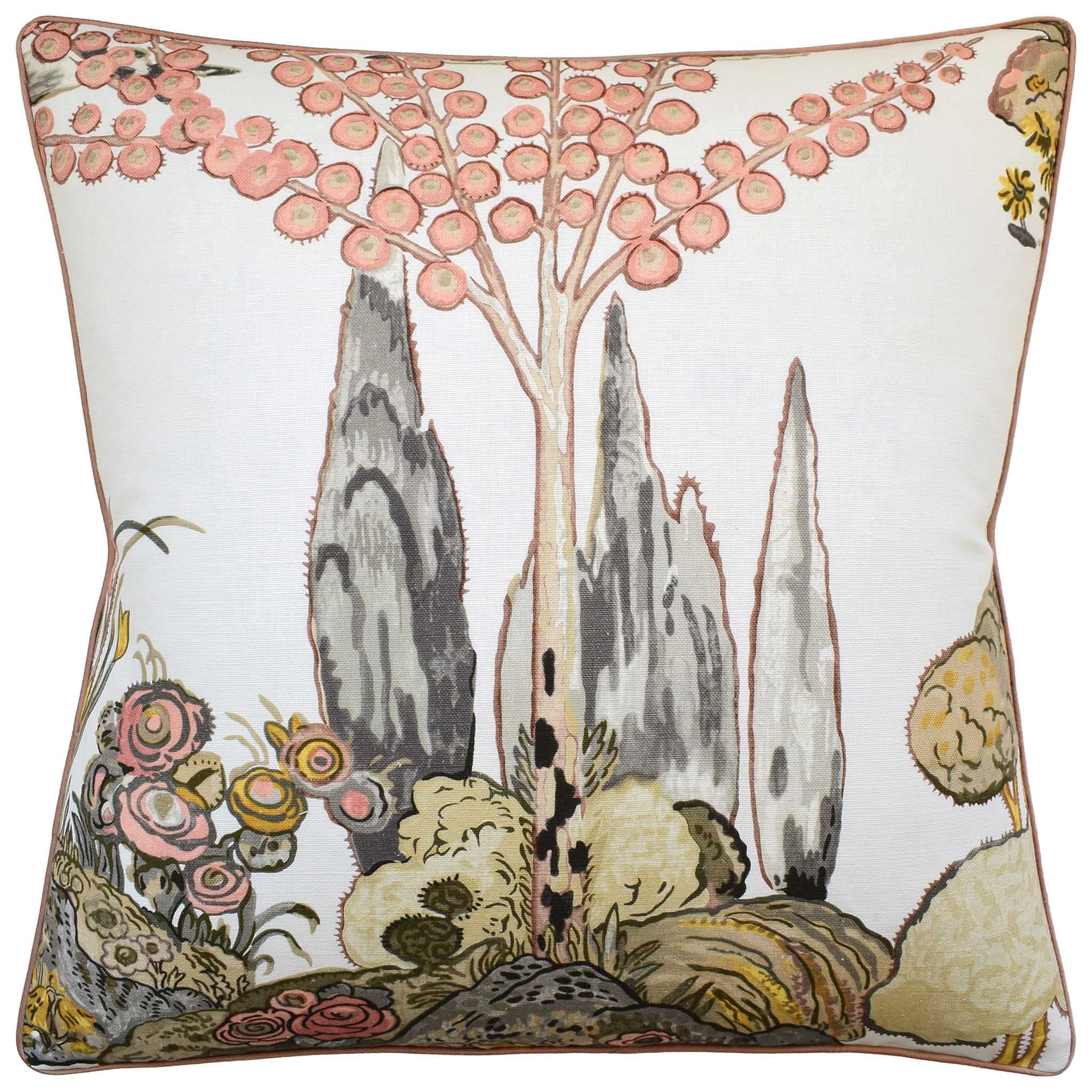 Apricot & Ginger Orleans Pillow 22x22