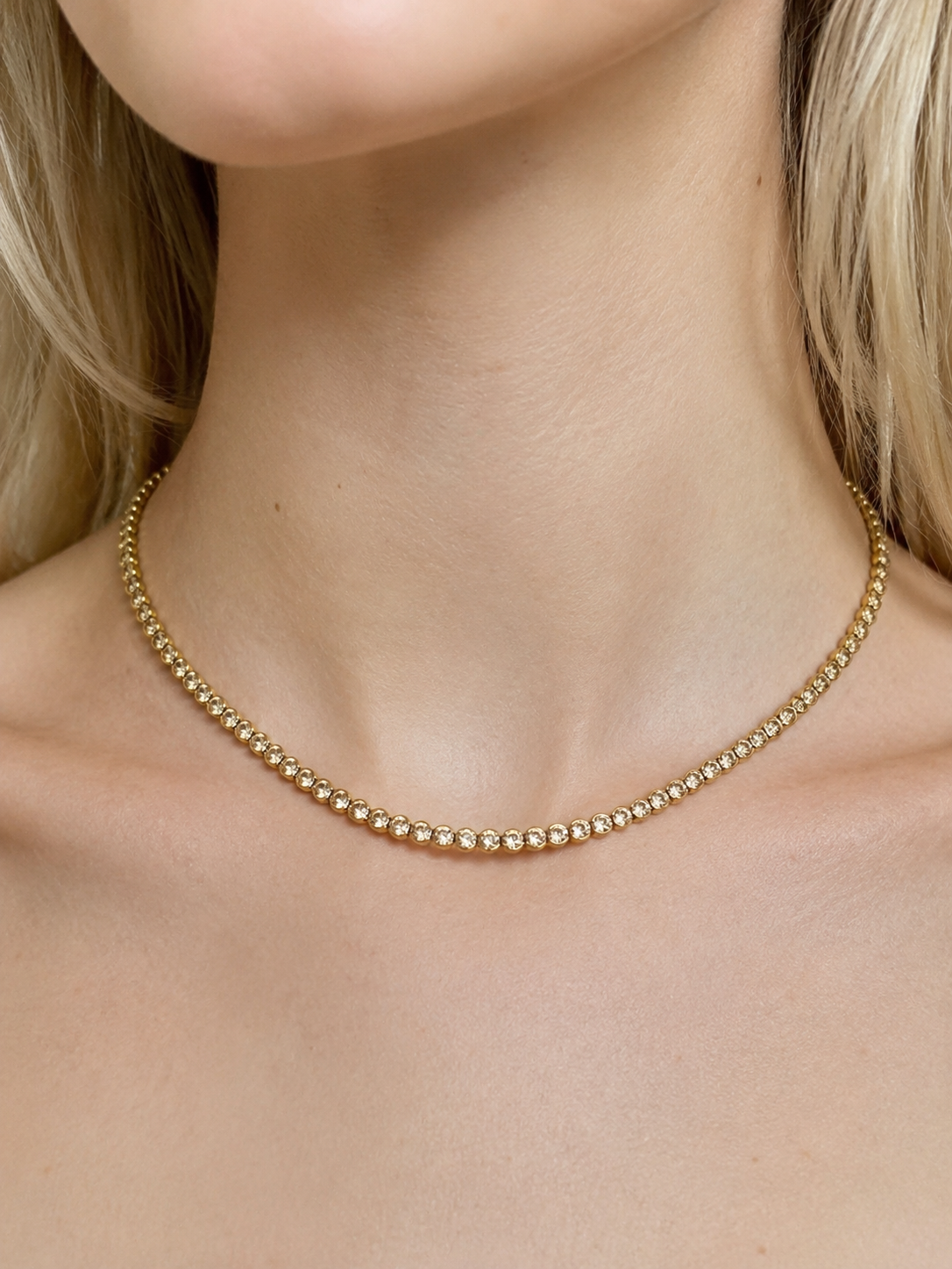 Gold Aria Eternity Necklace