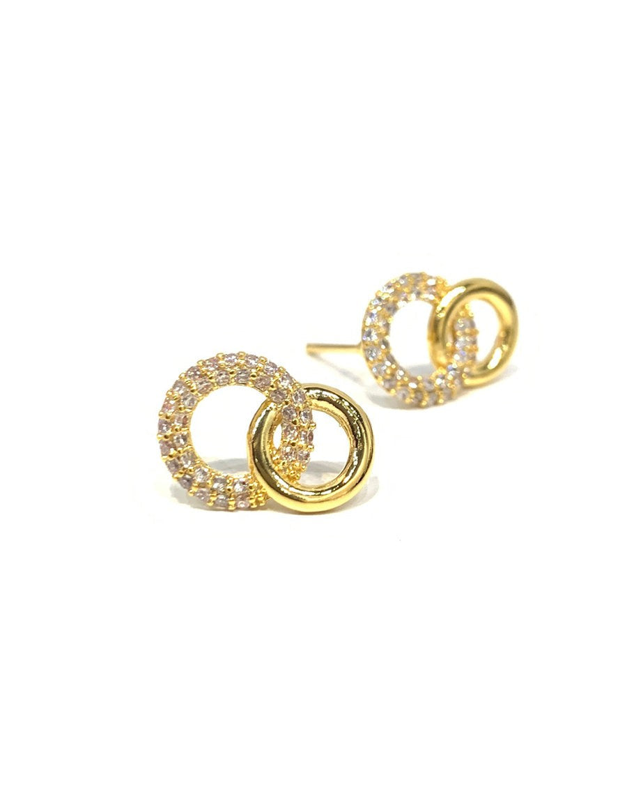 Aurora Infinity Stud Earrings
