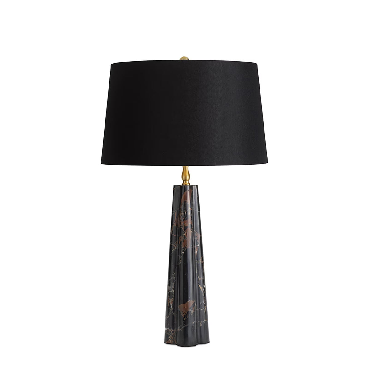 Portoro Black & Gold Marble Lamp