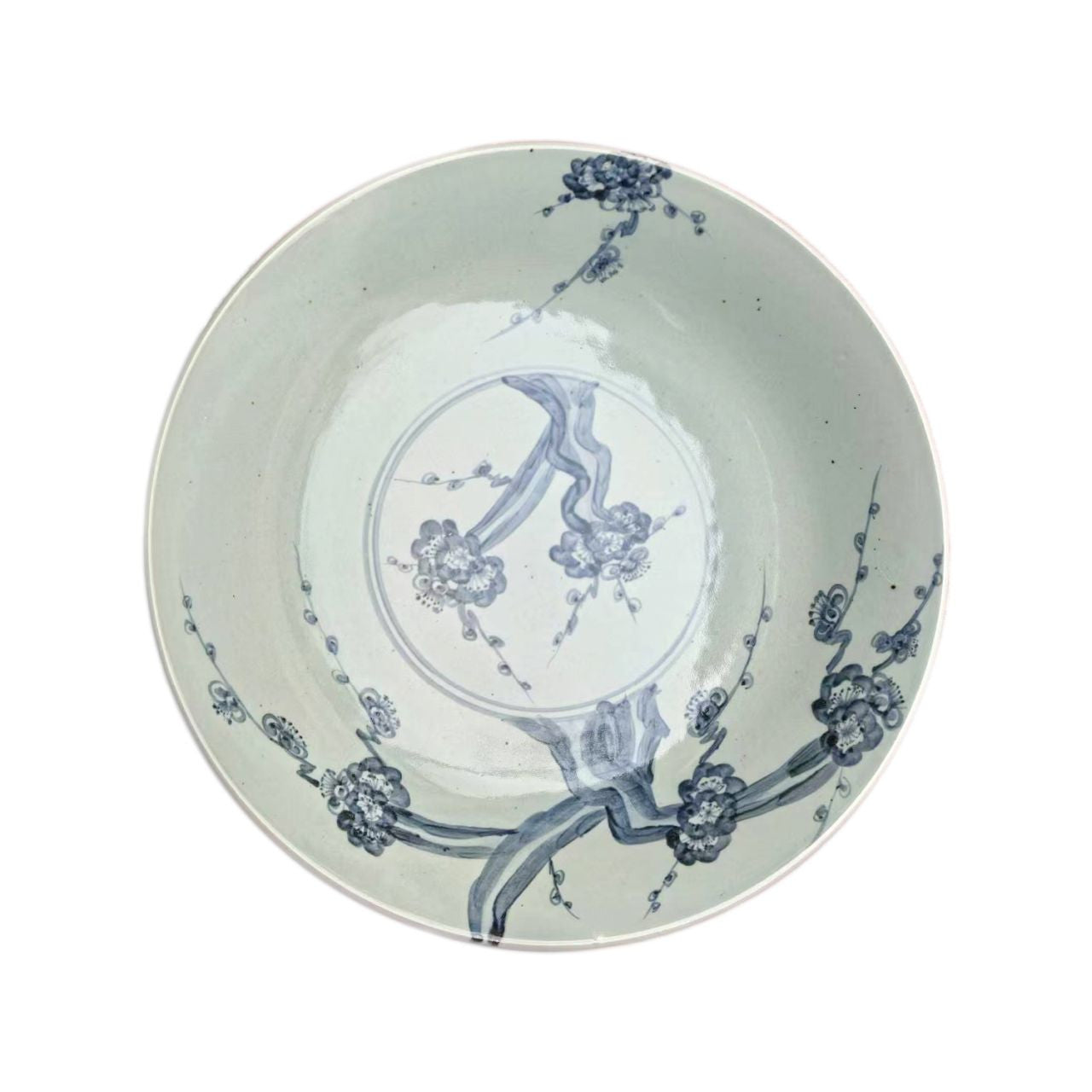 Blue & White Cherry Blossom Plate