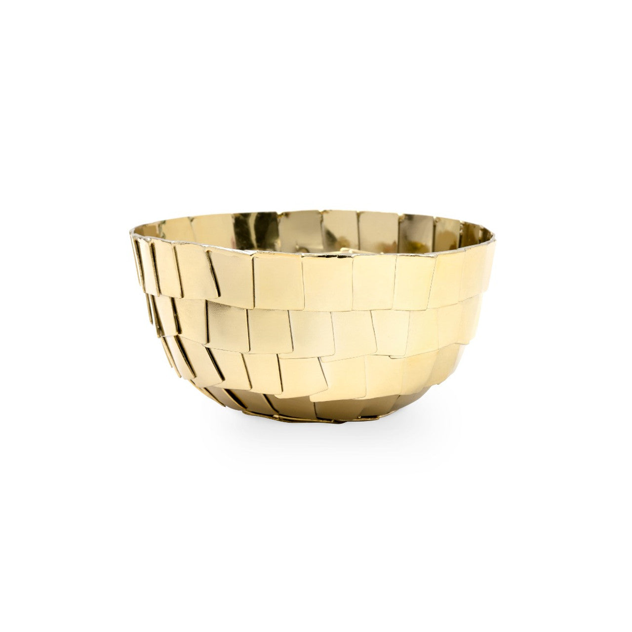Tiled Brass Bowl