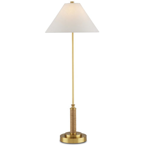 Brass with Jute Rope Lamp
