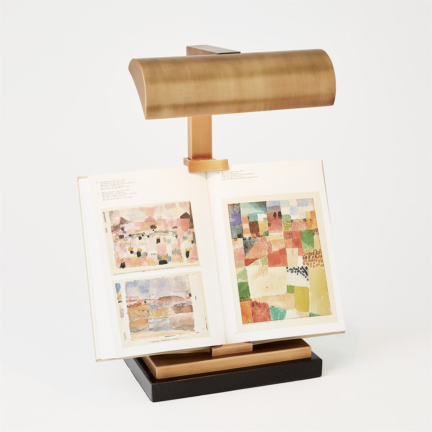 Brass Tabletop Easel Lamp