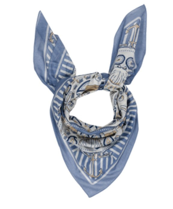 Bretagne Riviera Cotton Scarf