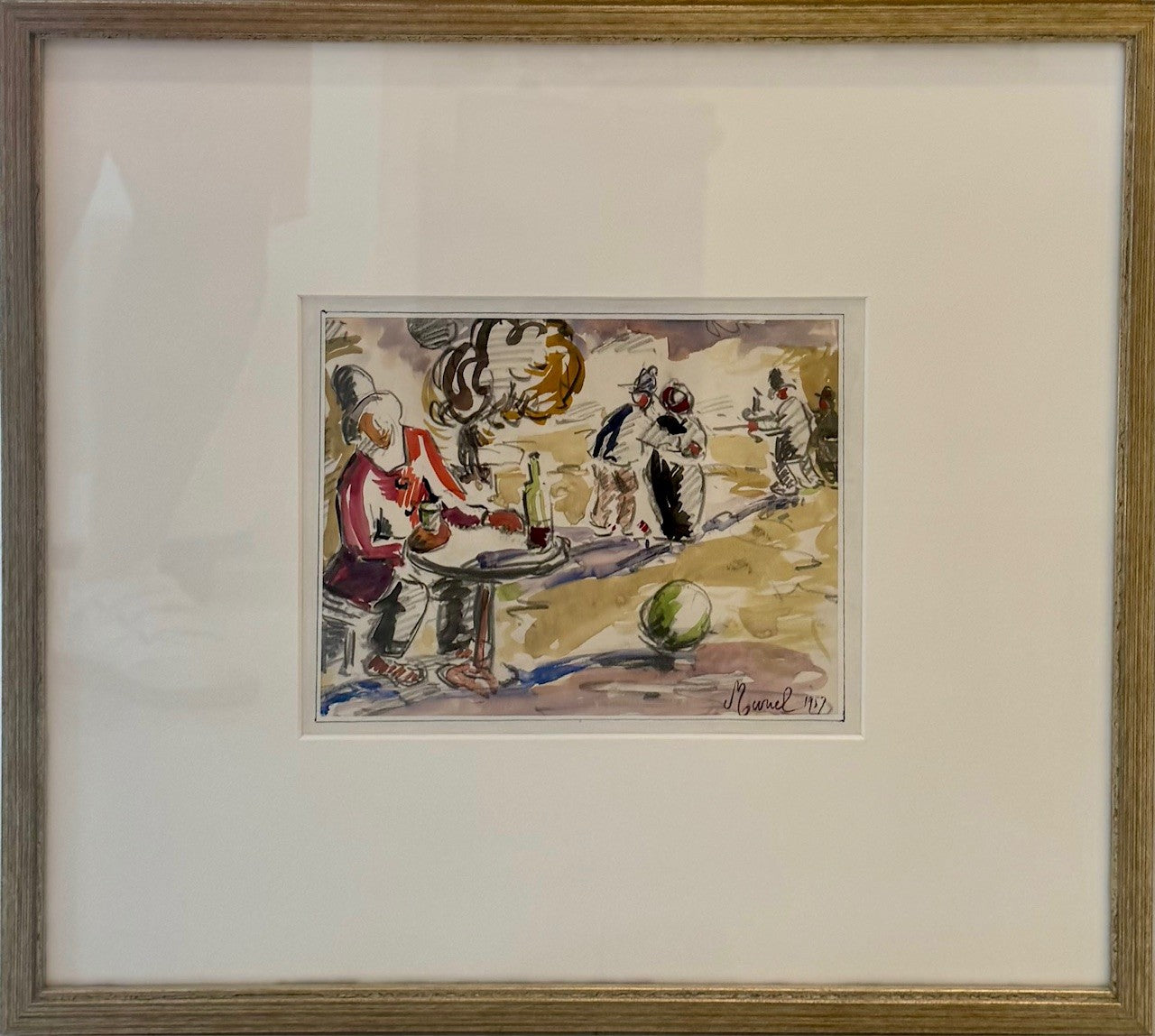 Heritage - At the Cafe I by Muriel (16 x 18)