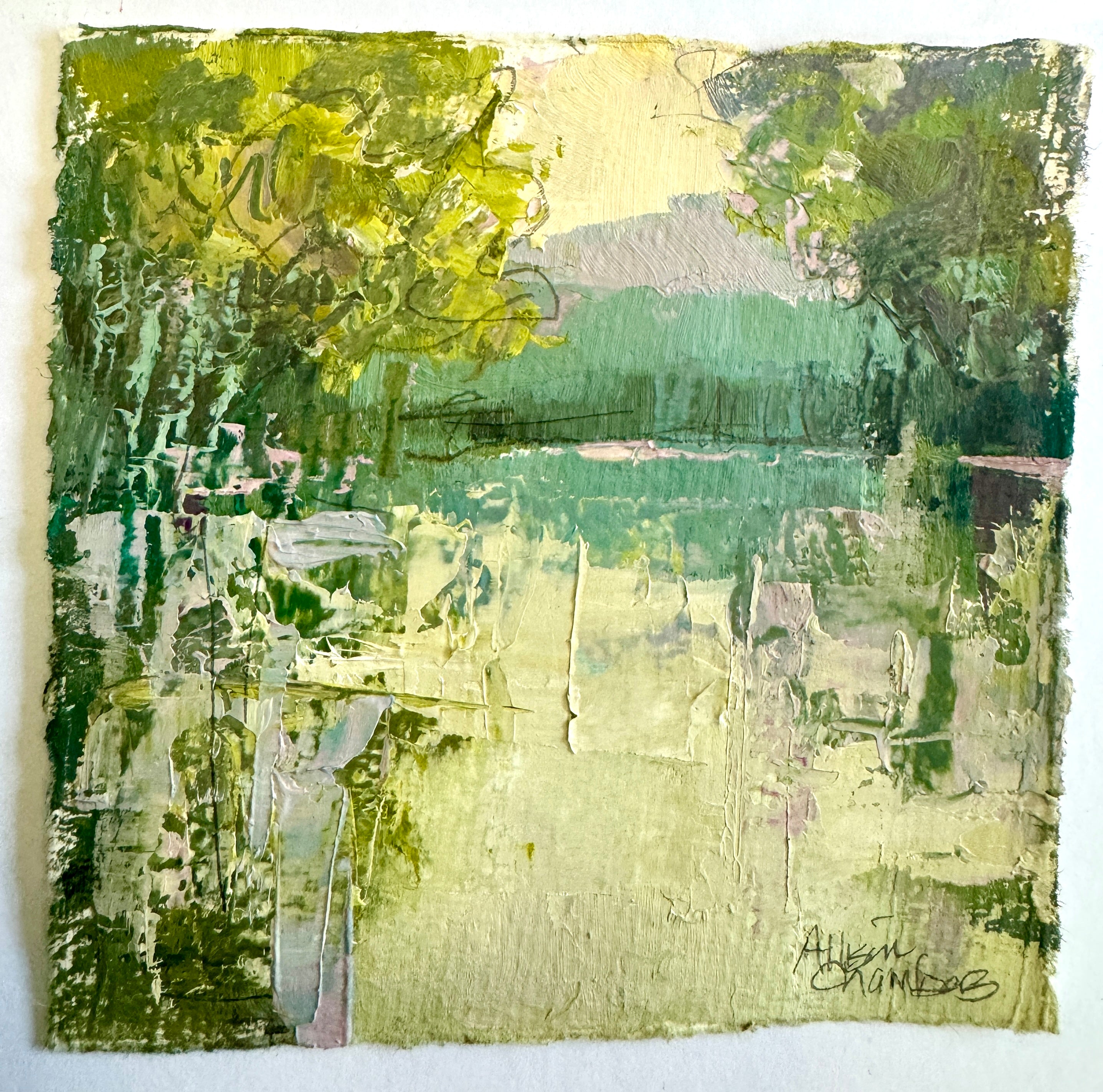 Allison Chambers - Citron Lake (4 x 4) -