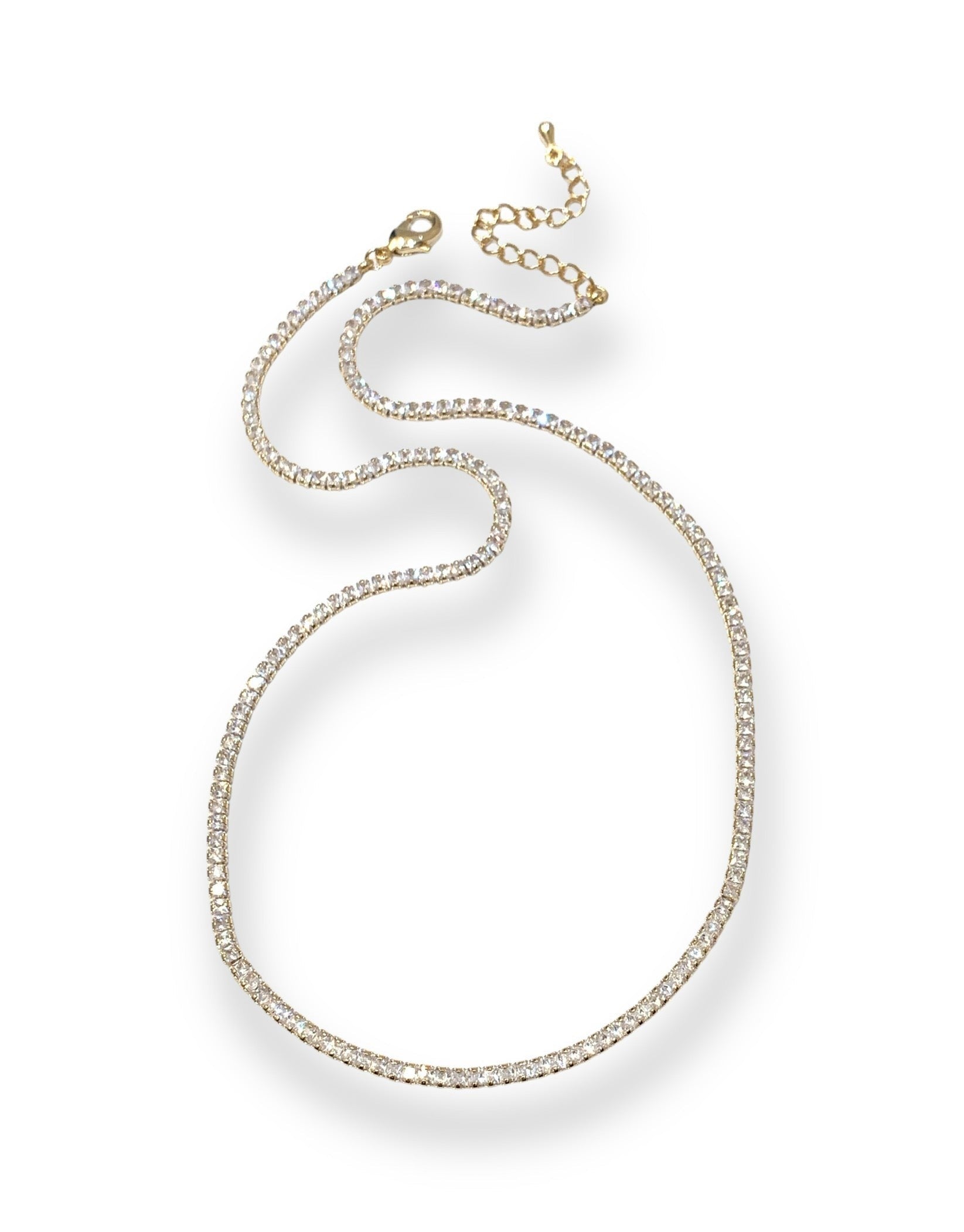 Gold Clara Eternity Necklace